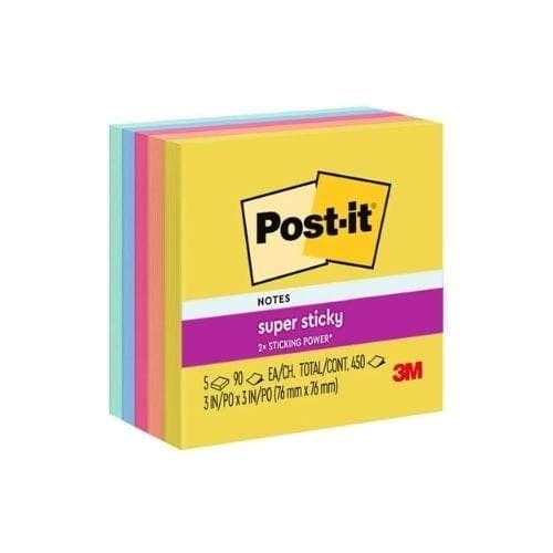 กระดาษโน้ต 3m Super Sticky No.654-5SSJOY