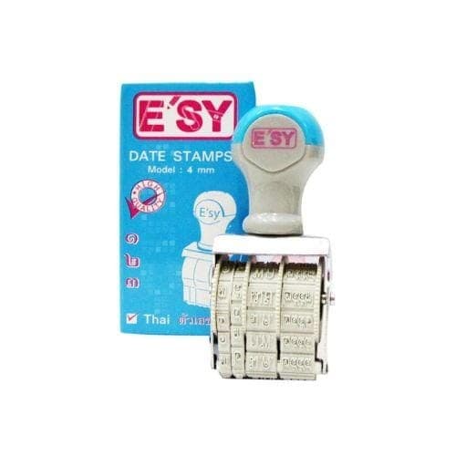 ตรายางวันที่ E'sy ภาษาไทย เลขไทย