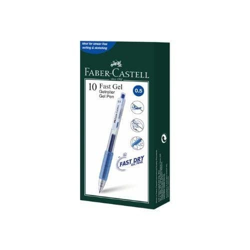 ปากกาเจล Faber Castell Fast Gel สีน้ำเงิน ขนาด 0.5 มม.