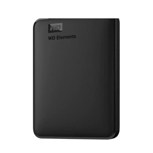 1 TB PORTABLE HDD (ฮาร์ดดิสก์พกพา) WD ELEMENTS PORTABLE (WDBUZG0010BBK).