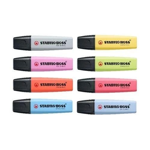 ปากกาเน้นข้อความ Stabilo Boss Pastel