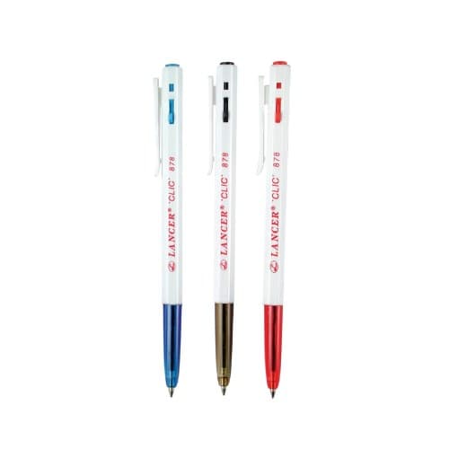 ปากกาลูกลื่น LANCER No.CLIC878